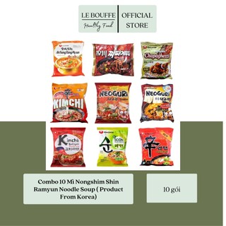 Combo 10 Mì Nongshim Shin Ramyun Noodle Soup ( Product From Korea)
