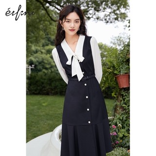 Đầm phối tay trắng Eifini