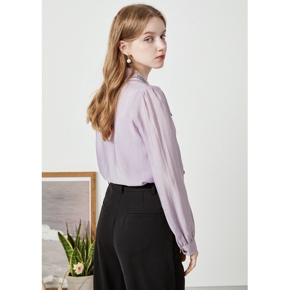 Áo sơ mi tím CHIU-SHUI