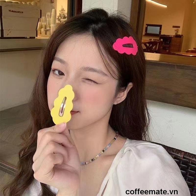 【coffeemate】⚡Kẹp Tóc HìNh ĐáM Mây Dễ Thương ThờI Trang Cho Nữ