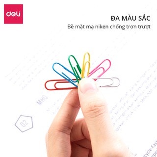Ghim Cài Màu Deli 0024 , 100pcs / 1 hộp