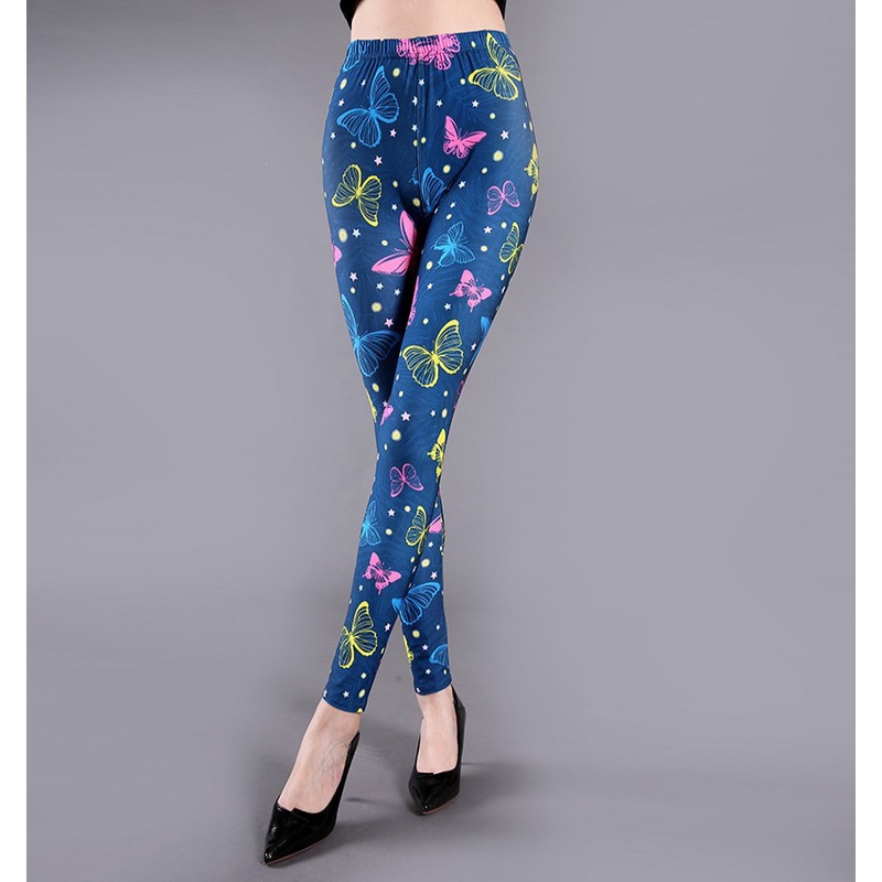 Quần Legging Thể Thao Lưng Cao Co Giãn In Họa Tiết Mừng Năm Mới 2023 Thời Trang Xuân Thu Cho Nữ