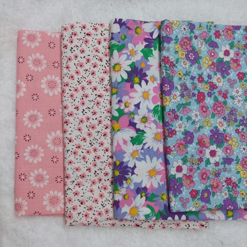 VẢI TWILL THÔ COTTON HOA NHÍ