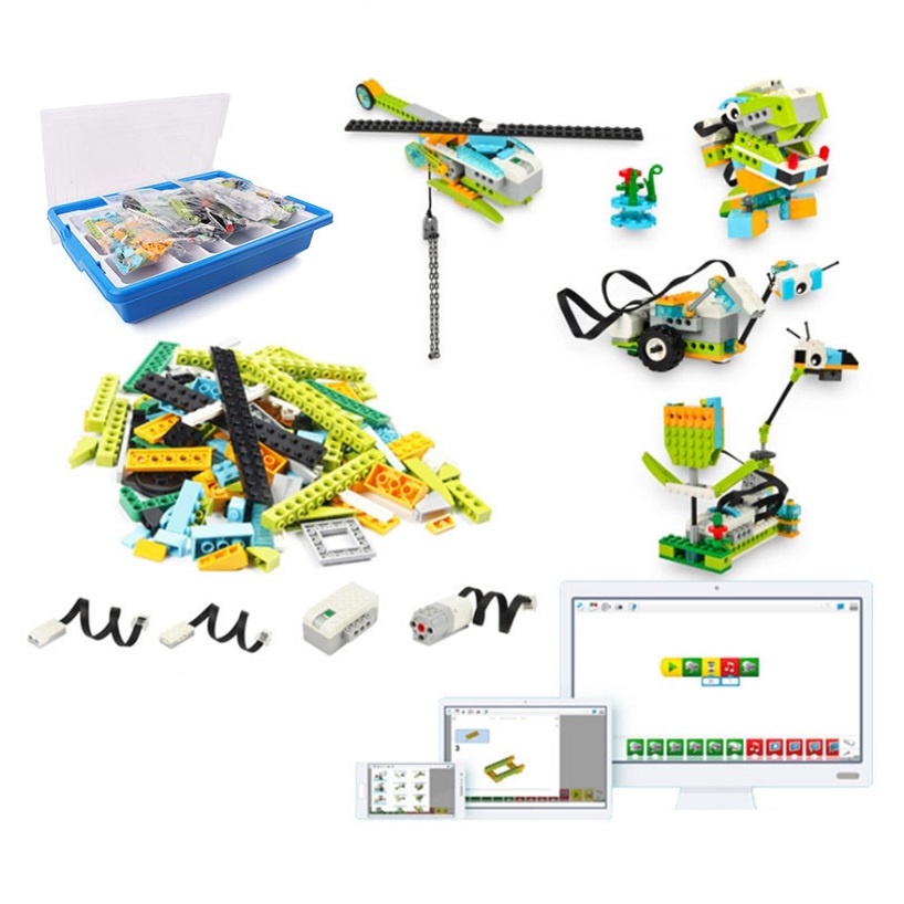 Lêgo Wedo 2.0 Bộ Chuẩn 280 Chi Tiết 01 Não 01 motor 2 Cảm Biến Lêgo Education Bảo Hành 1:1 6 tháng