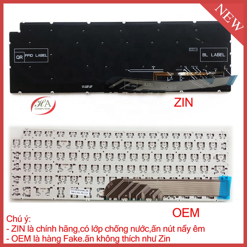 Bàn Phím Dell Inspiron 7590