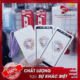 Kính Cường Lực Samsung 5D A6,A8, A11 thường Full Màn Cho Samsung A6, a8 2018 Plus - Siêu Cứng( Đen, Trắng)