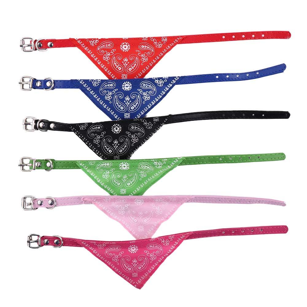 [COD] Khăn Choàng Cổ Bằng PU Hình Tam Giác Có Thể Giặt Sạch Dành Cho Thú Cưng