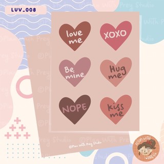 Thiệp Tình Yêu Valentine | Love Card | Designed by Plan With Prey Studio