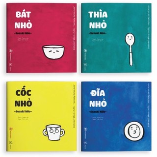 Sách ehon nhật bản - bộ 4 cuốn đồ vật quanh bé - dành cho trẻ từ 0-6 tuổi