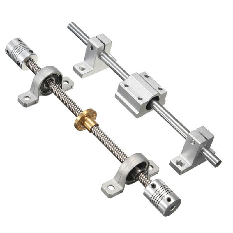 Set 15 Phụ Kiện Trục Thanh Trượt Cnc Bằng Nhôm 200Mm