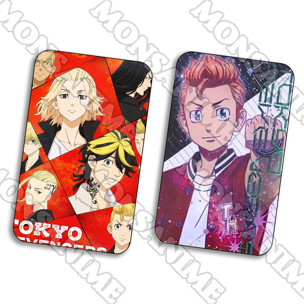 Ảnh thẻ in hình game TOKYO REVENGERS ver Ánh sao tím card bo góc viền 5*8cm anime chibi xinh xắn sưu tầm