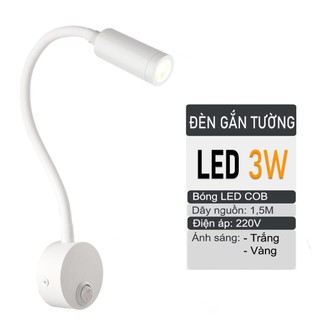 Đèn đọc sách đầu giường LED rọi chiếu điểm trang trí