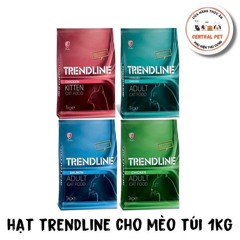 Thức ăn hạt khô- hạt Trendline cho mèo túi 1kg