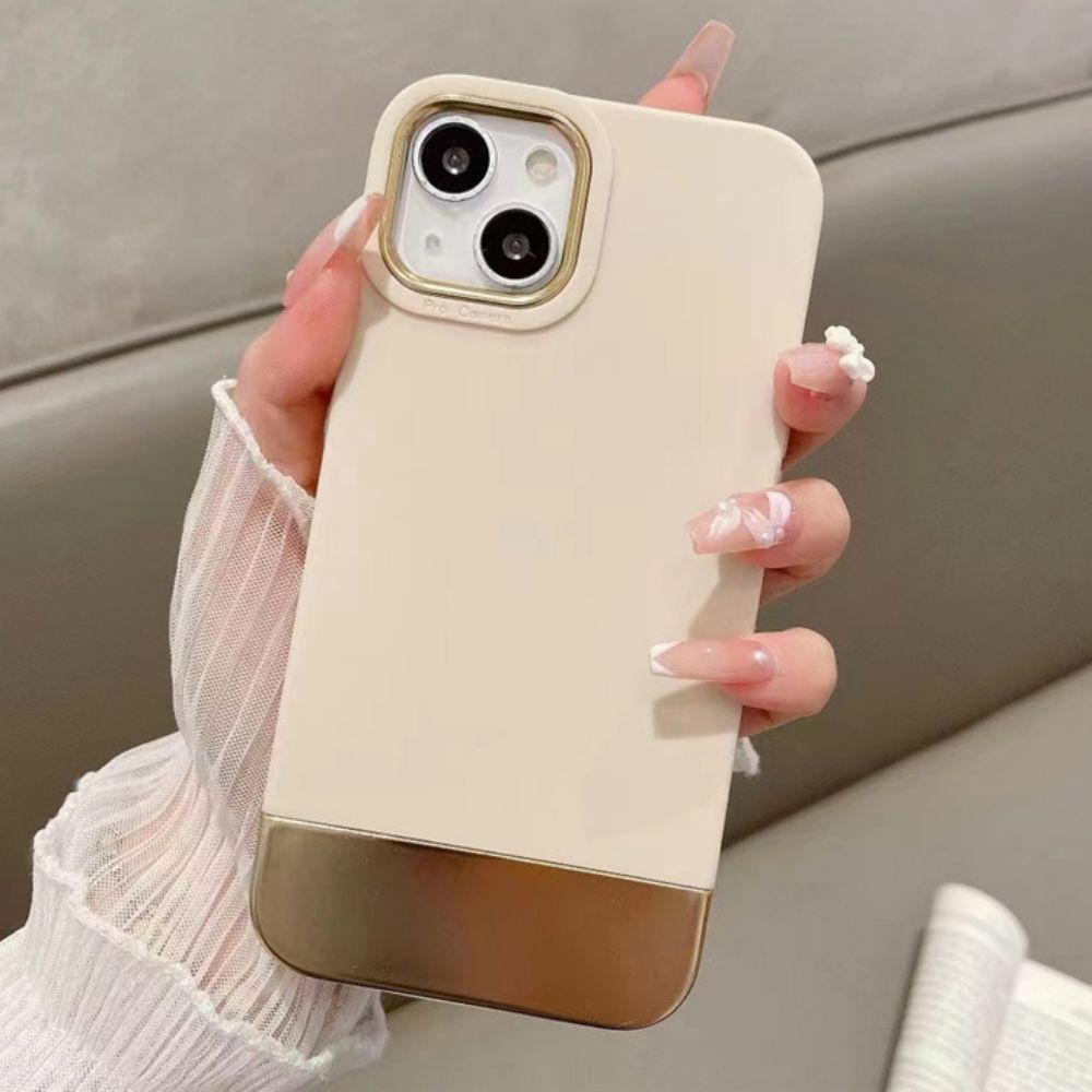 Ốp Điện Thoại TPU Mềm Chống Sốc Mạ Điện Đơn Giản Sang Trọng 2 Trong 1 Có Thể Tháo Rời Cho IPhone 14 13 12 11 Pro Max