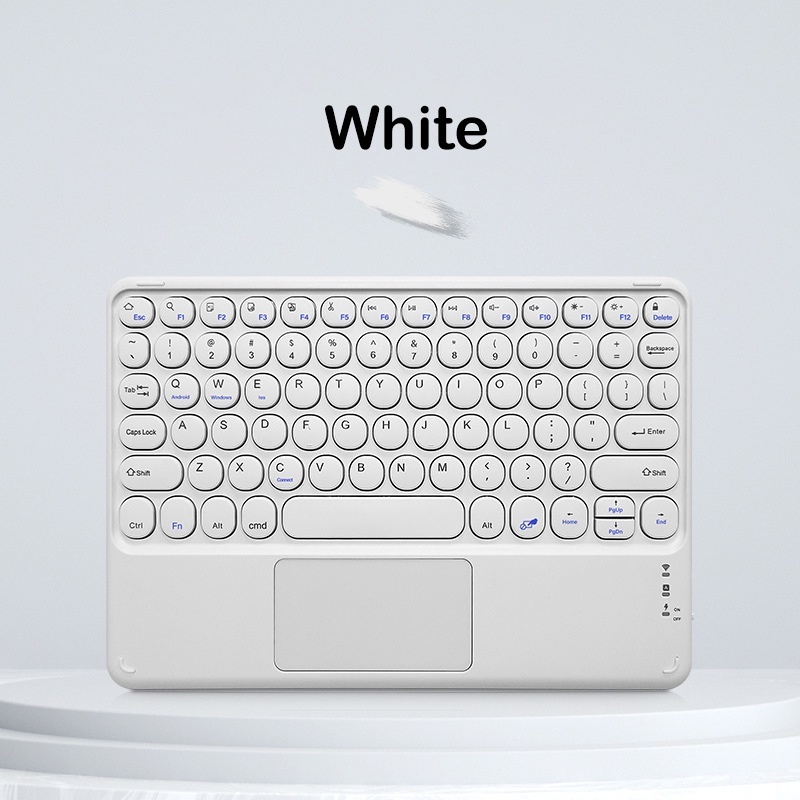 Bàn Phím Bluetooth Không Dây Siêu Mỏng 10 Inch Cho iPad Samsung Huawei Tablet Android IOS Windows