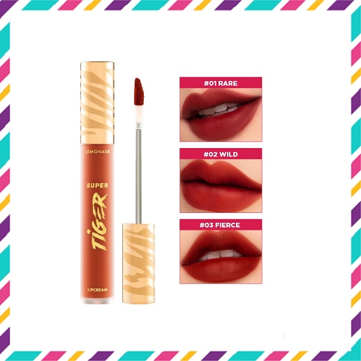 [Chính Hãng] Son kem lì Lemonade SuperTiger Matte Lipcream 5g - Chill Cosmetic