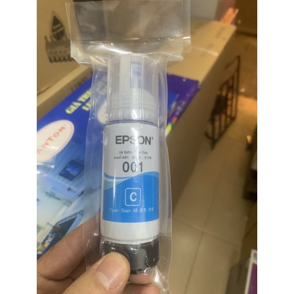 Mực 001 sử dụng cho các dòng máy  Epson EcoTank L4150/ L4160/ L4260/ L4266/ L6160/ L6170/ L6190/ L6260/ L6270/ L6290