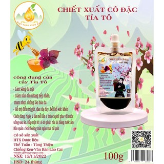 Chiết xuất cô đặc tía tô mật ong