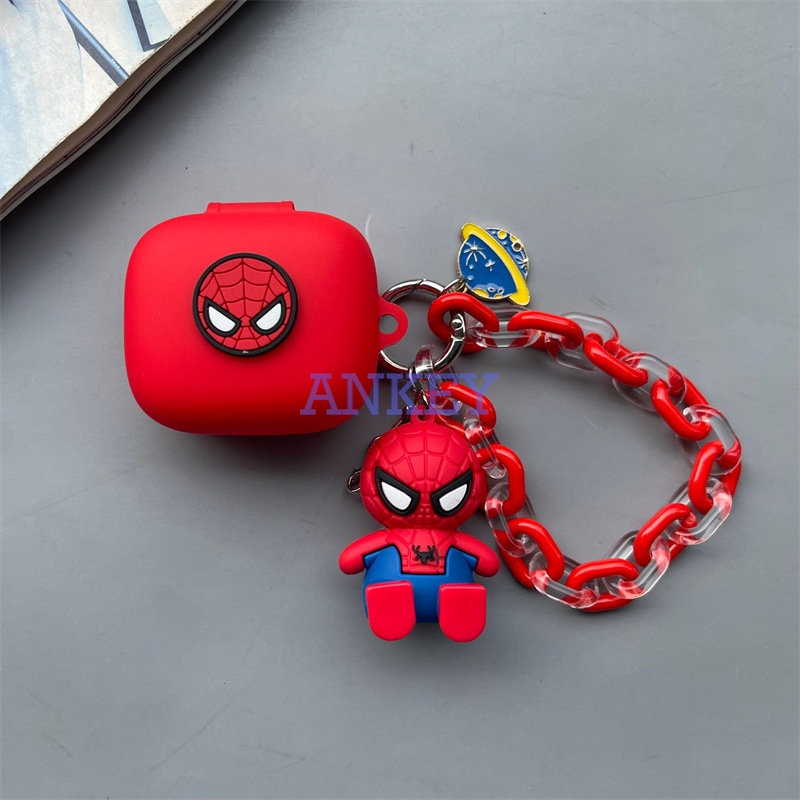 JBL Live Pro 2 / Free 2 / T280 TWS X2 / Wave Flex Earphone Silicone Case Black Deadpool Earbuds Waterproof Shockproof Soft Protective Headphone Cover Headset Skin