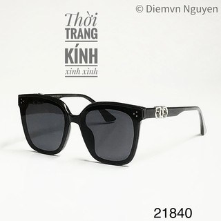 Kính mát nam nữ dáng vuông to_kính mát thời trang hàn quốc angel 21840 chất đẹp chuẩn uv