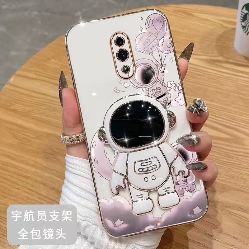 Ốp Điện Thoại Có Giá Đỡ Hình Phi Hành Gia Cho RENO 4 4G RENO 4pro 4G RENO 4SE RENO 5 RENO 5pro RENO 5pro plus