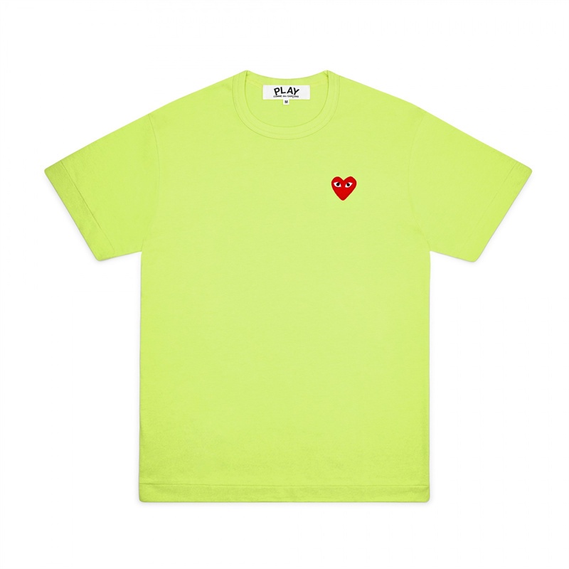 Áo Thun Cotton Tay Ngắn In Hình Trái Tim Cổ Điển Thời Trang Unisex