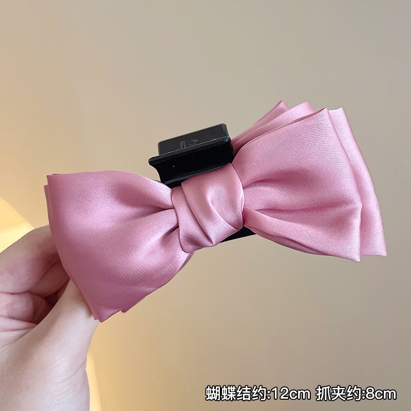 Kẹp Tóc Hình Nơ Màu Trắng Thời Trang Dành Cho Bé Gái