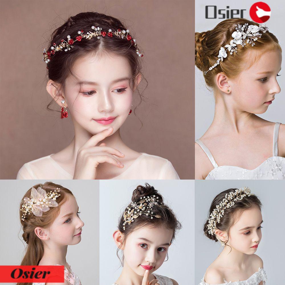 Phụ Kiện Cài Tóc Trang Sức Thủ Công 1 Cái Cho Trẻ Em