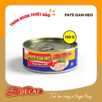 Pate gan heo Decaf 150gr.