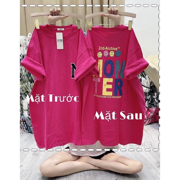 Áo Thun Tay Lỡ Chữ M From Thụng Dáng Unisex