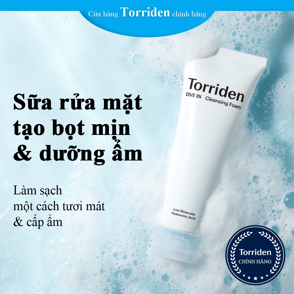 Sữa rửa mặt TORRIDEN DIVE-IN dung tích 150ml