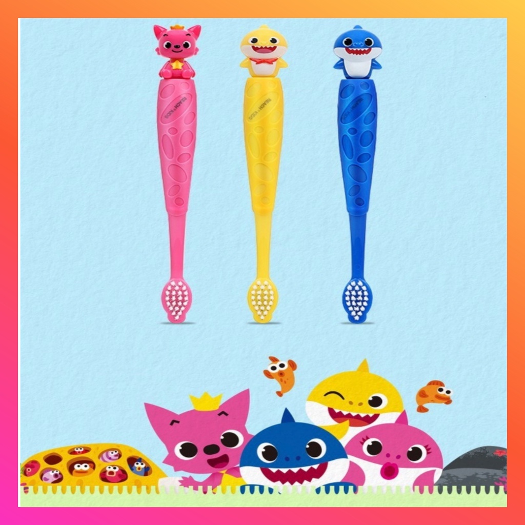 Bàn Chải Đánh Răng Hình Cá Mập Ngộ Nghĩnh Đáng Yêu Cho Bé