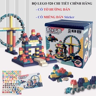 Đồ Chơi Xép Hình 520 Chi Tiết Cho Bé Thoả Sức Sáng Tạo