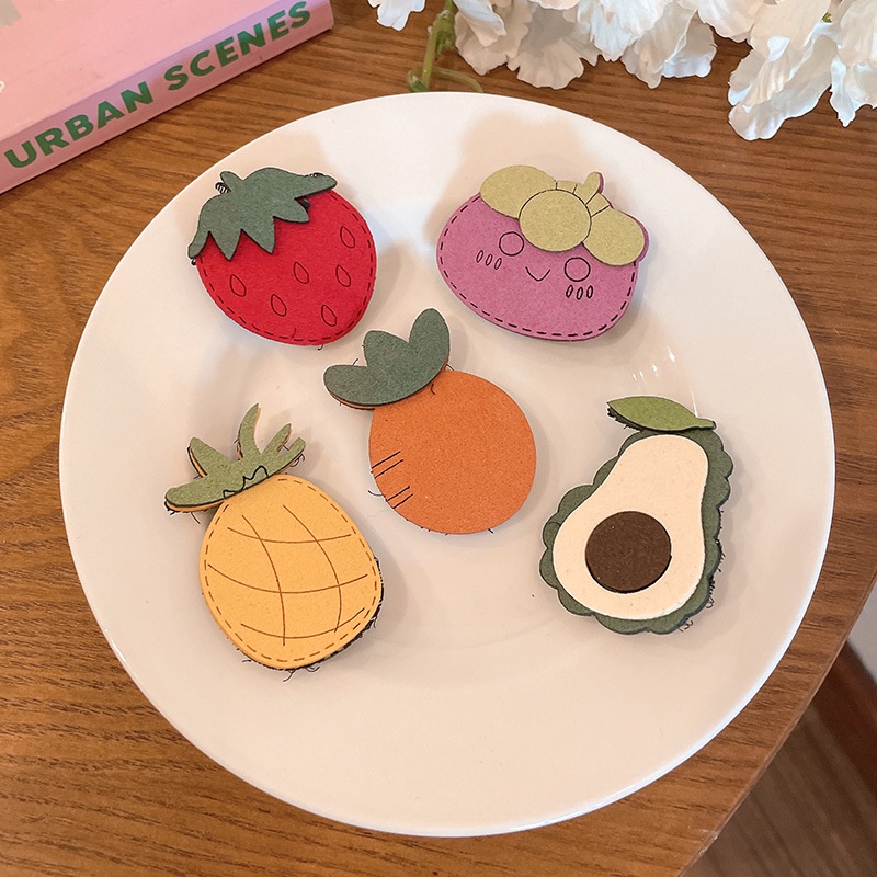 Miếng Dán Tóc Mái Ngang Không Làm Đau Kiểu Hoạt Hình Dễ Thương Cho Bé Gái