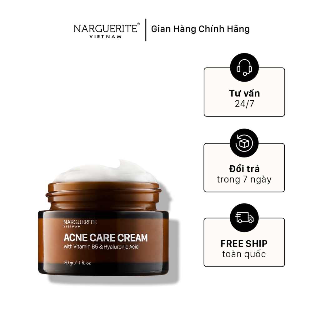 Kem dưỡng ẩm dành cho da mụn Narguerite Acne Care Cream 30g