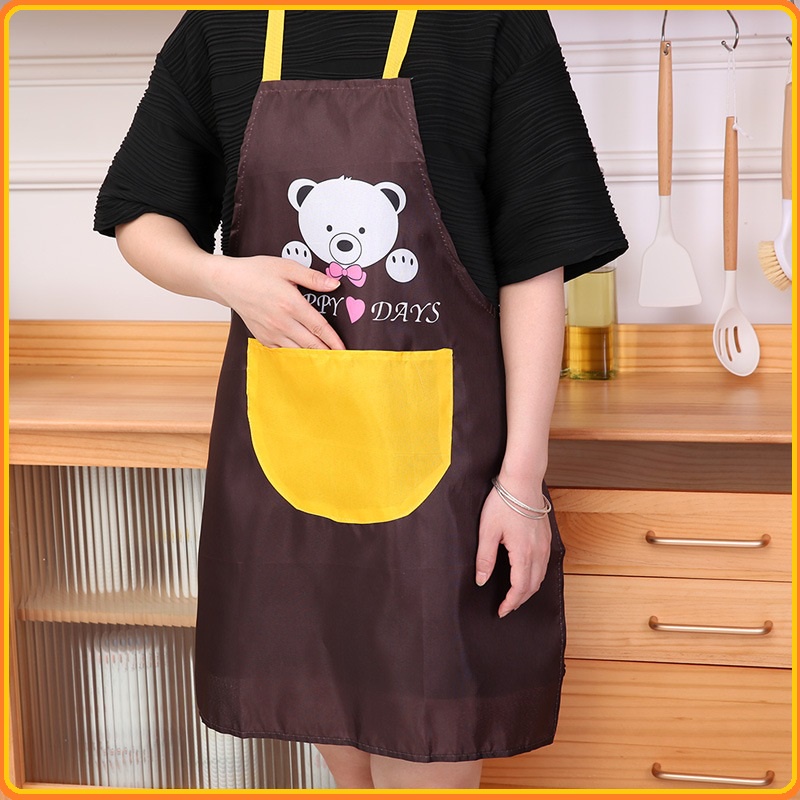Tạp Dề Nhà Bếp Chống Thấm Nước Họa Tiết CUTE