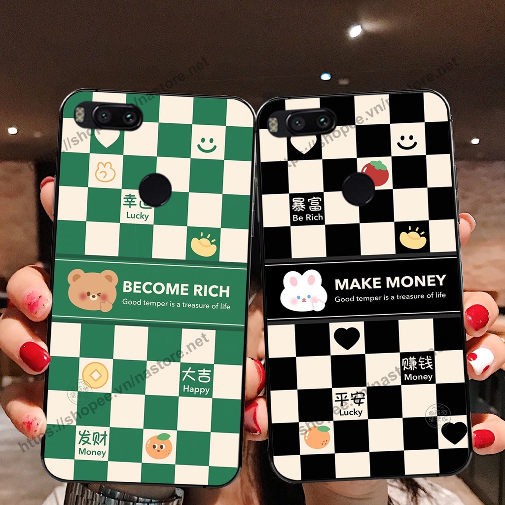 Ốp lưng Xiaomi Mi A1 / MI 5X mẫu gấu hoạt hình mới nhất 2023 cute giá rẻ