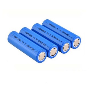 Pin sạc 18650 3.7v-4.2v 2800mah màu xanh dương