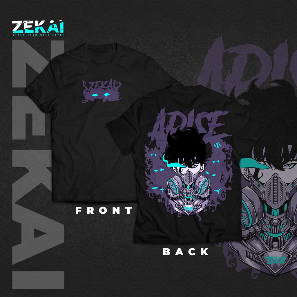 Áo Zekai Clothing Solo Leveling Arise. mẫu áo thun in hình truyện tranh