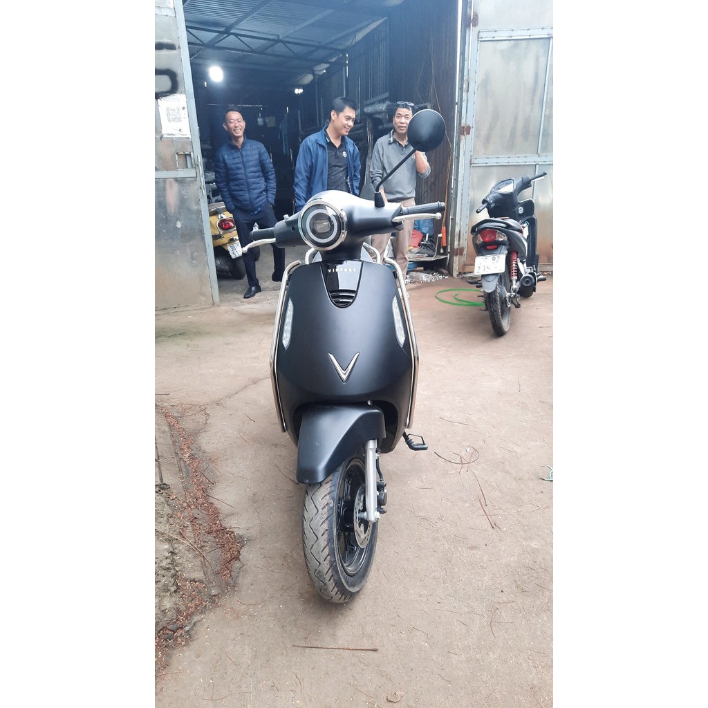 KHUNG INOX BẢO VỆ XE VINFAST EVO200