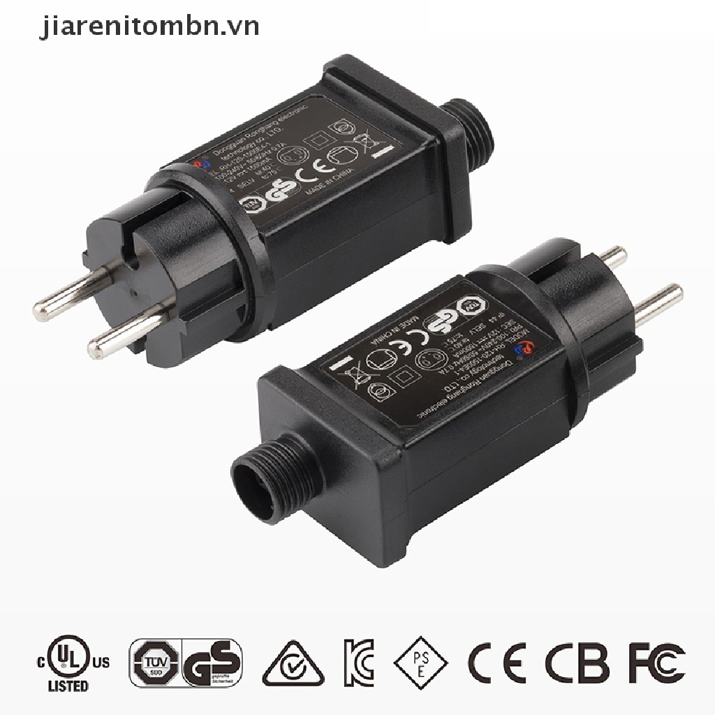 Bộ Chuyển Đổi Nguồn Điện jiarenitombn 12v 1a Class 2 Cho Dây Đèn Led