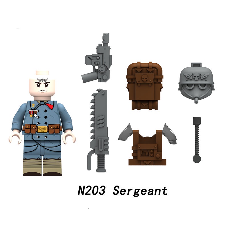 Mô Hình Nhân Vật Warhammer N201-204 Trong Death Korps of Krieg Mini