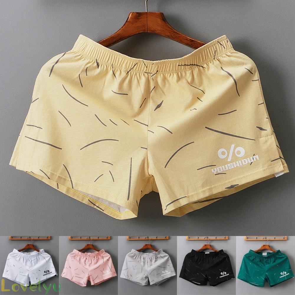 ⭐ Fast delivery ⭐Men Panties Loose Men Mid-Waist Shorts Cool Elastic Tethered Large Size