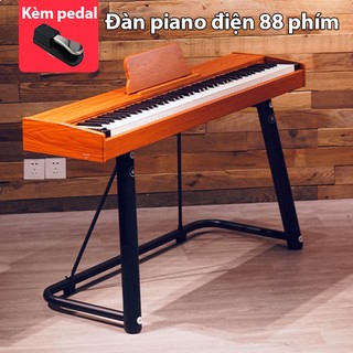 Đàn Piano Điện Tử 88 Phím Đàn Organ Electronic Keyboard Có Kèm Pedal Có Loa Âm Thanh Chân Thực Đàn điện cho người mới họ