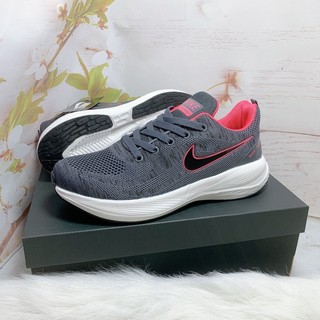 Giày thể thao sneaker nữ xám nhạt đế cao nhẹ bền êm 719