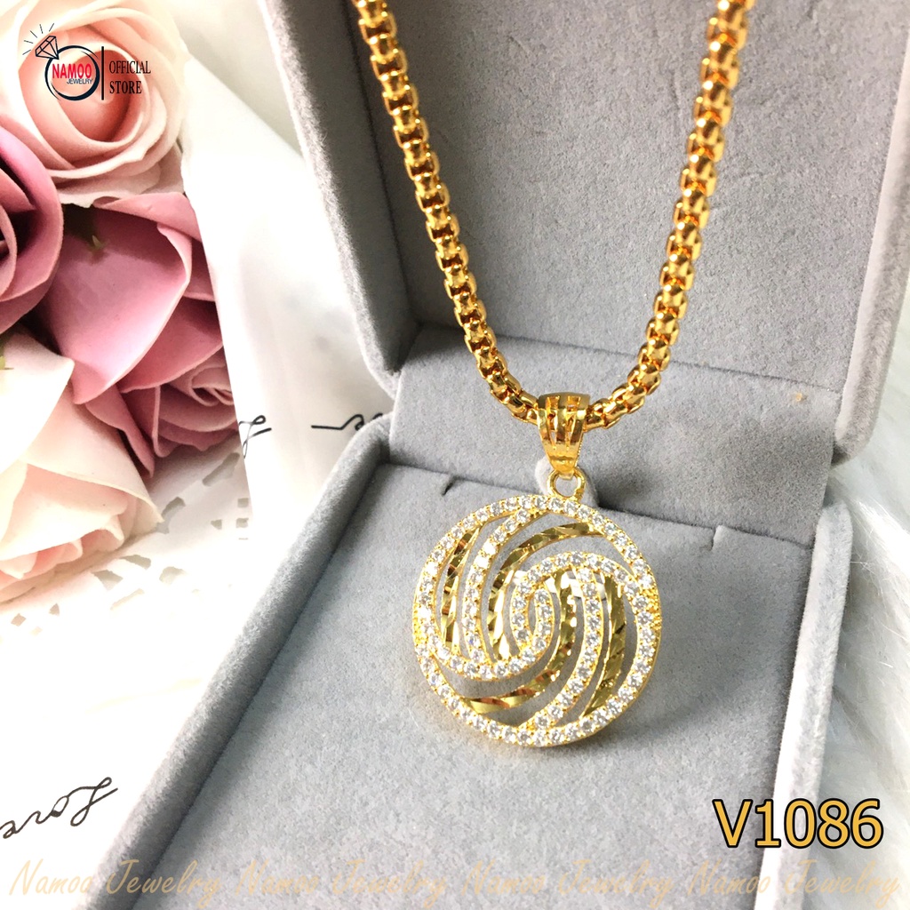 Kiềng Cổ Nữ Tinh Xảo Đính Đá Cho Phái Đẹp V1086 Namoo Jewelry