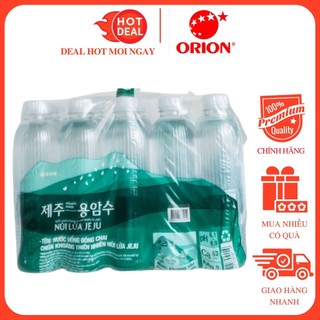 Lốc 6 chai nước khoáng thiên nhiên từ núi lửa jeju hàn quốc 530ml/chai