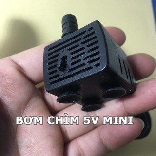 Bơm chìm mini không chổi than 5V bể cá 1W