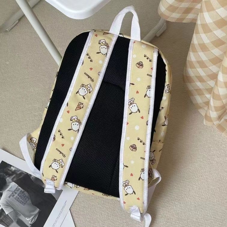 Balo Đi Học Cỡ Lớn In Hình Chú Chó Pochacco Pacha Dành Cho Nữ
