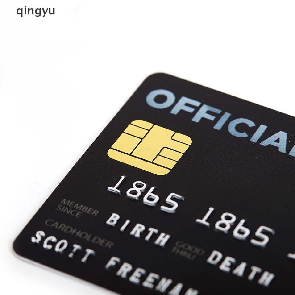 Qingyu Ví Đựng Thẻ PLI Màu Đen Mới Lạ Có Thể Sưu Tầm